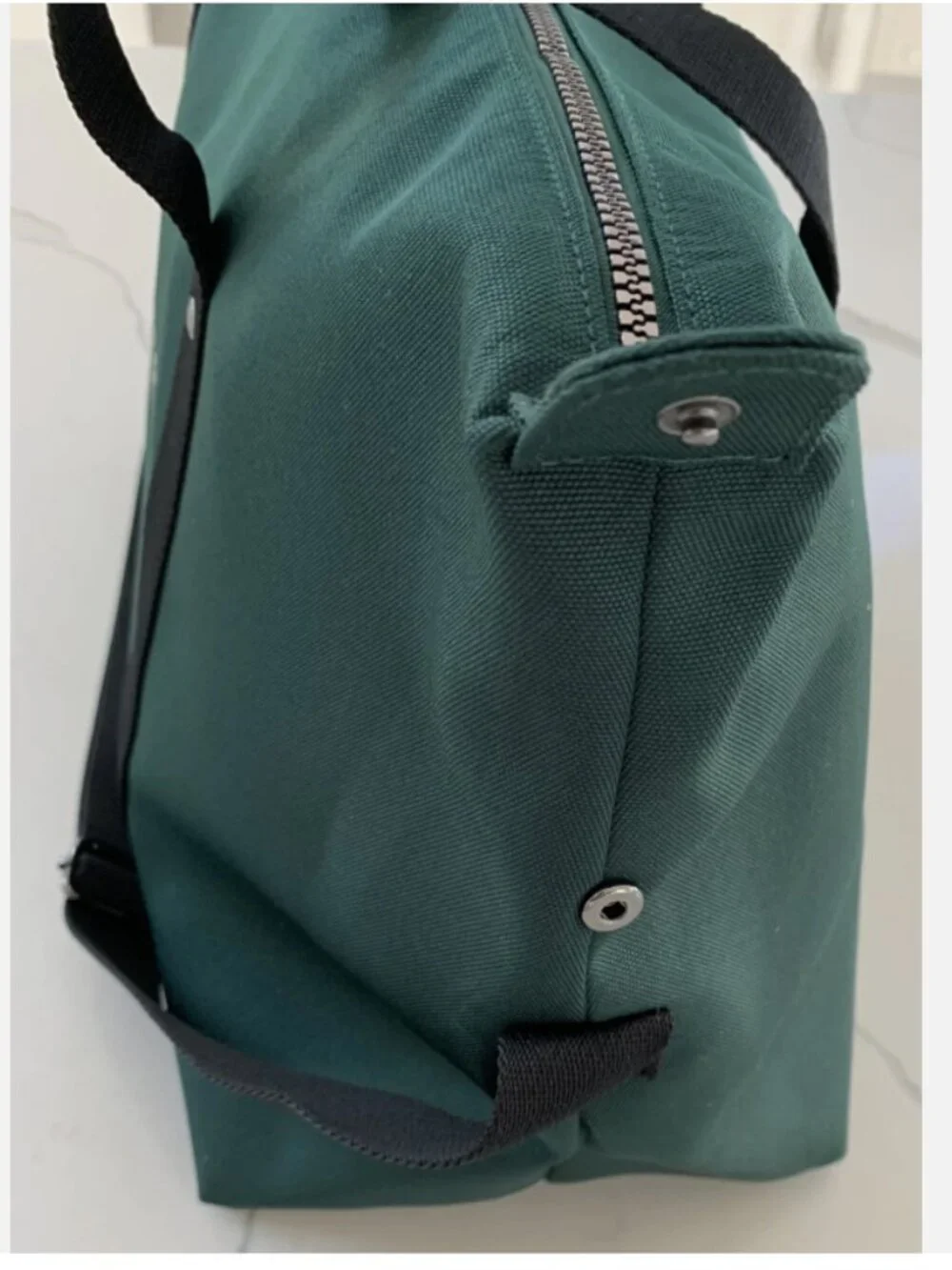 Coach Fragrance Duffle Dark Green Weekender Carry-on Gym Shoulder / Hand Bag New